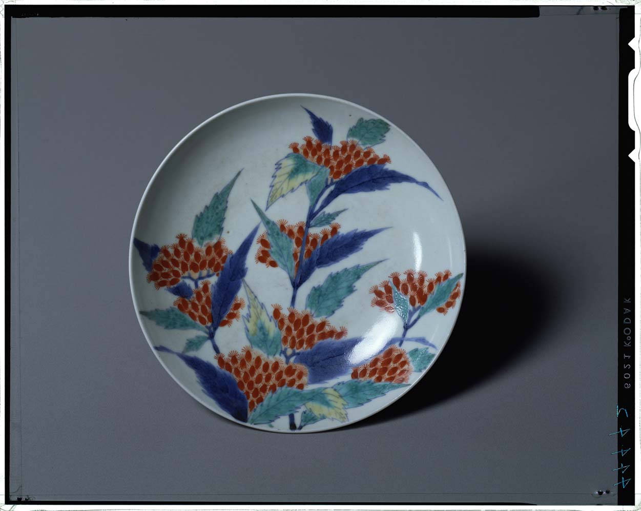 C0044442 色絵藤袴文皿 - 東京国立博物館 画像検索