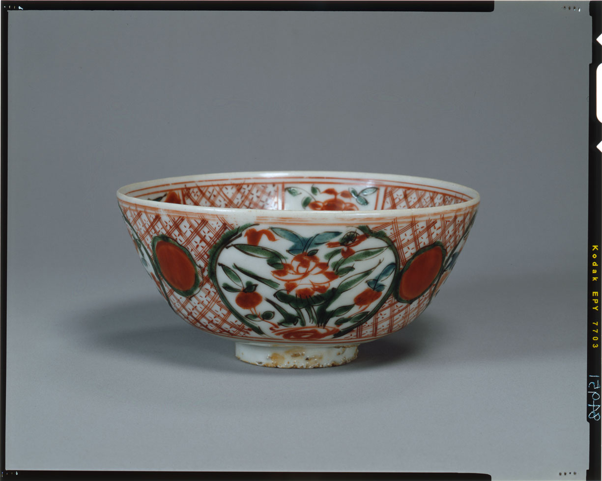 デパート 送料無料 C0084951 呉須赤絵花卉文鉢 - 東京国立博物館 画像検索 工芸品
