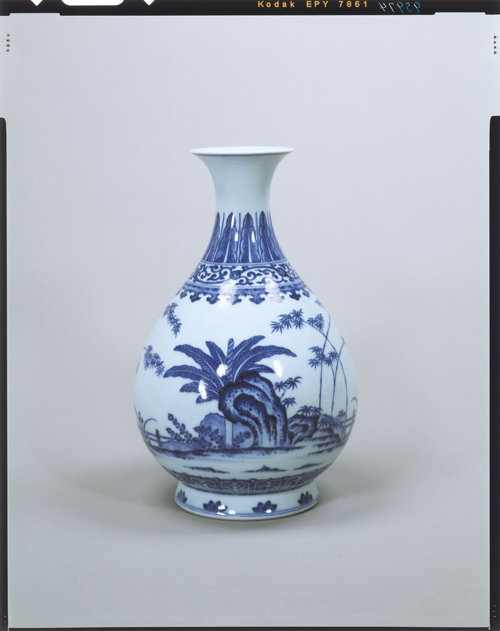 C0095974 青花芭蕉寿石図瓶 - 東京国立博物館 画像検索
