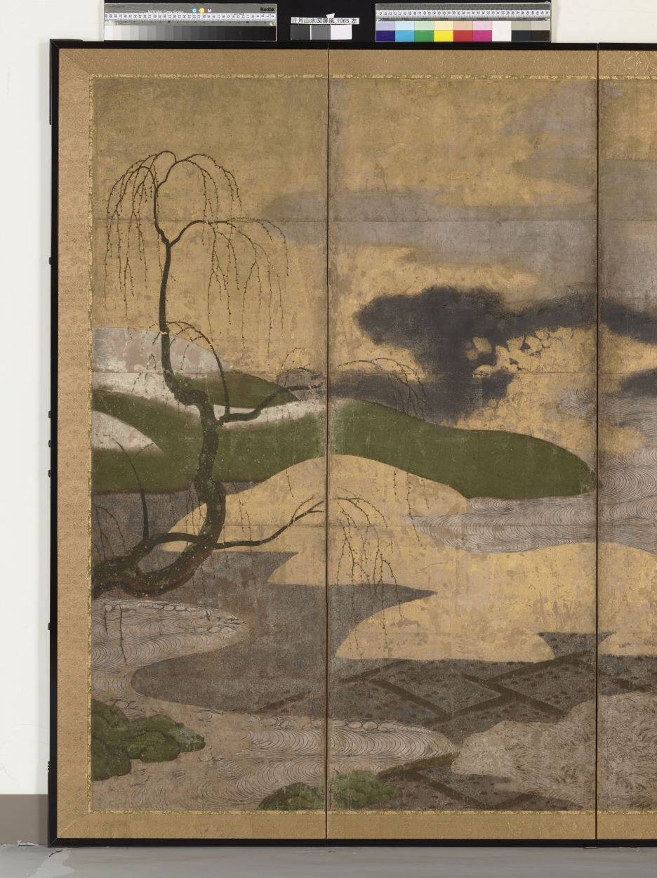 E0021244 日月山水図屏風 - 東京国立博物館 画像検索 E0021244 日月山水図屏風 - 東京国立博物館 画像検索