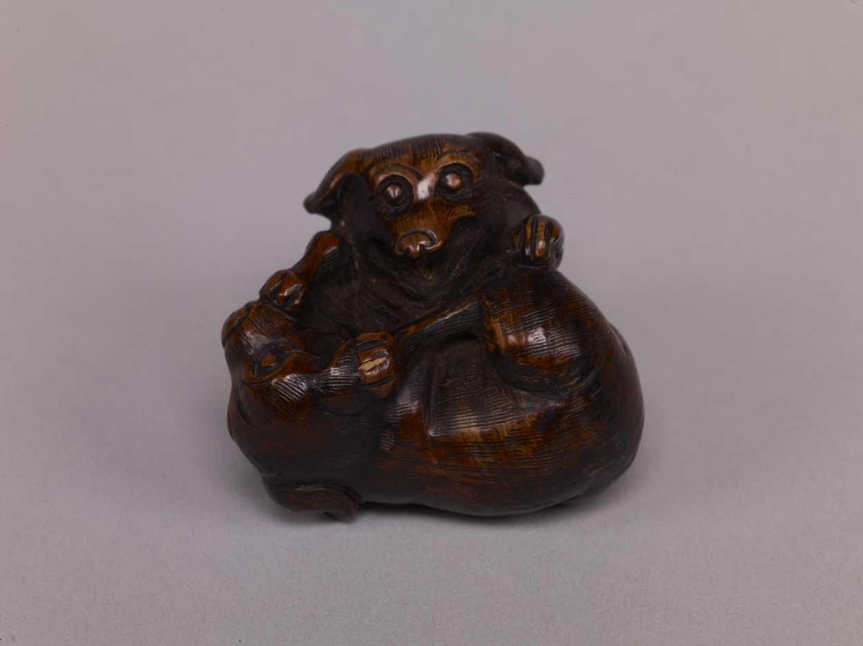 E0026484 犬木彫根付 - 東京国立博物館 画像検索