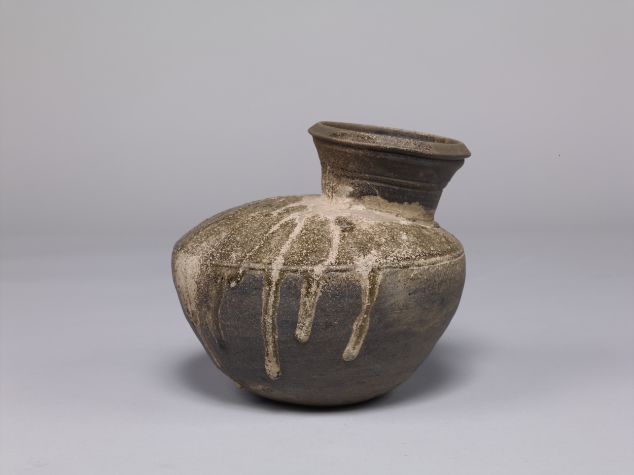 須恵器 平瓶 花器 古美術 古道具 アンティーク - 美術品・アンティーク 