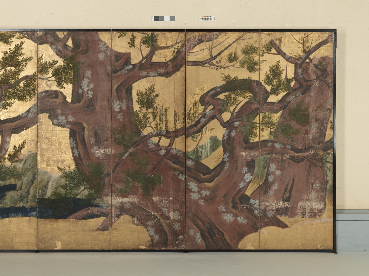 E0031883 檜図屏風 - 東京国立博物館 画像検索