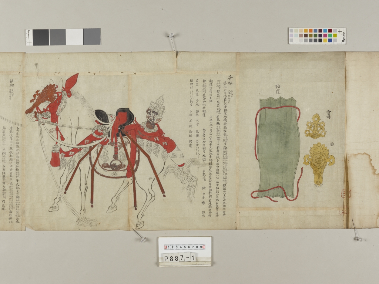 E0032629 古式飾馬図 - 東京国立博物館 画像検索