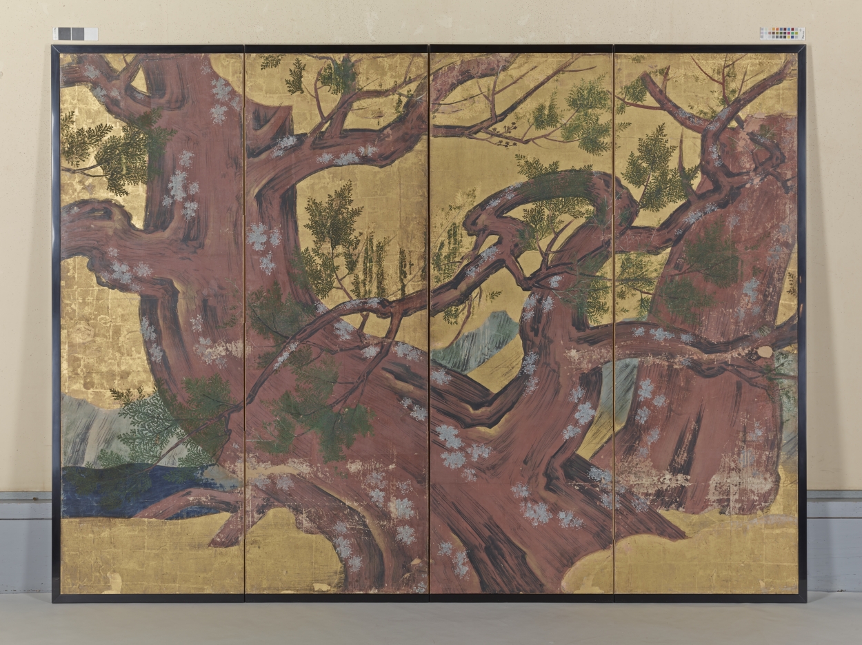 E0046401 檜図屏風 - 東京国立博物館 画像検索