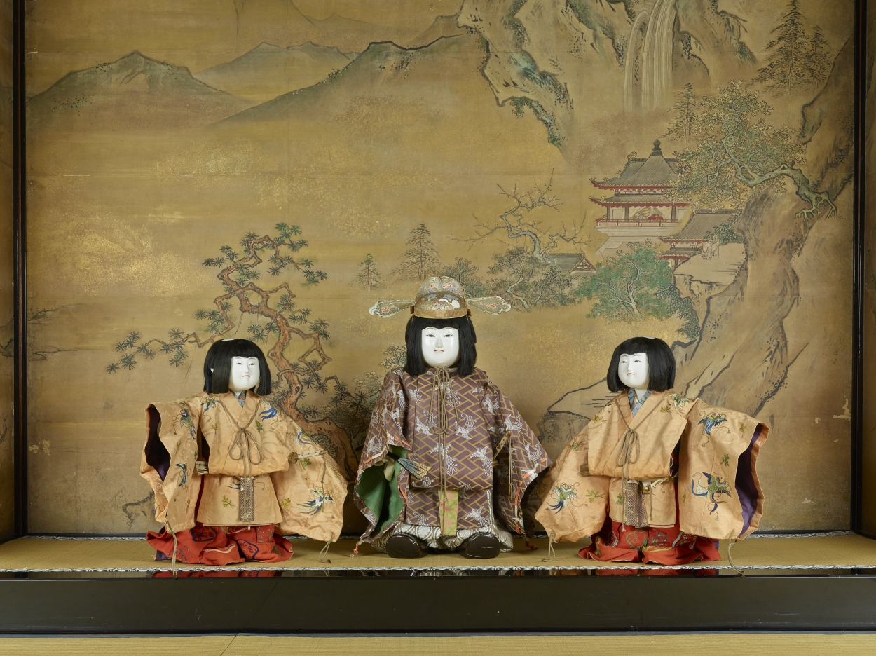 E0056575 御所人形_鶴亀三人立ち - 東京国立博物館 画像検索 E0056575 御所人形_鶴亀三人立ち - 東京国立博物館 画像検索