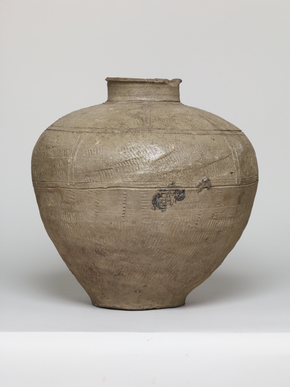 E0066504 自然釉刻線文壺 - 東京国立博物館 画像検索