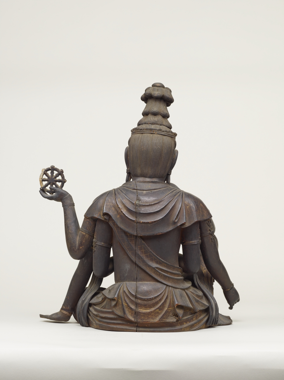 鎌倉期 鏨彫り観音菩薩 観音様 仏像 骨董 工芸品