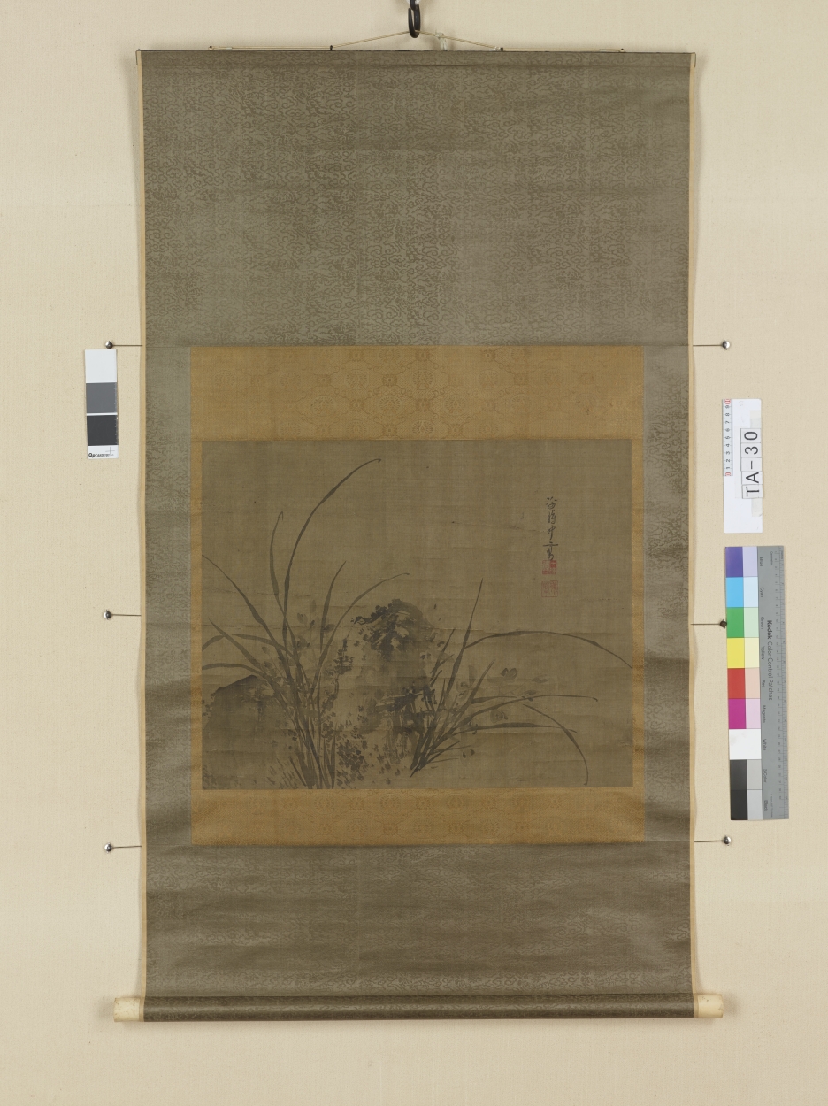 E0090201 蘭石図軸 - 東京国立博物館 画像検索