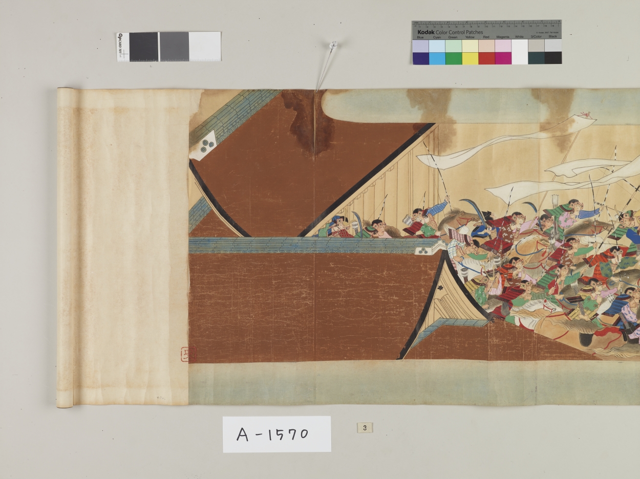 E0091643 平治物語絵巻_常盤之巻(模本) 東京国立博物館 画像検索