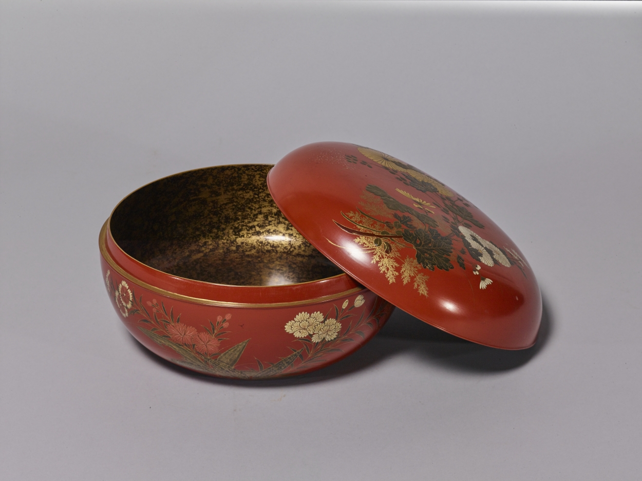 E0104401 草花蒔絵菓子器 - 東京国立博物館 画像検索