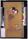 tnm-C0034731・勝川春暁鏡を見る美人図
